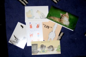 cat related birthday cards